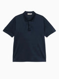 Knitted polo shirt