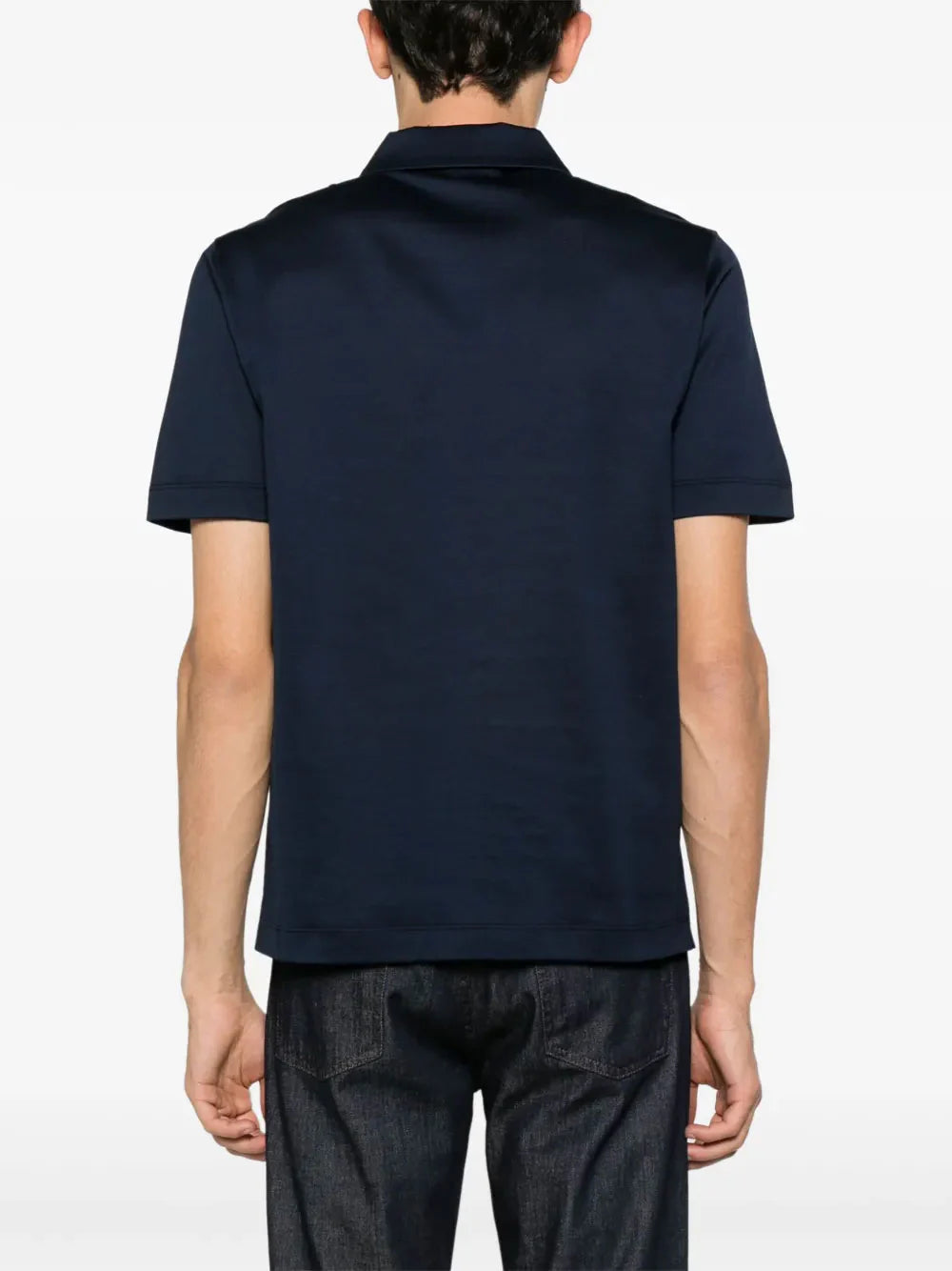 Knitted polo shirt