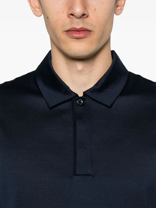 Knitted polo shirt