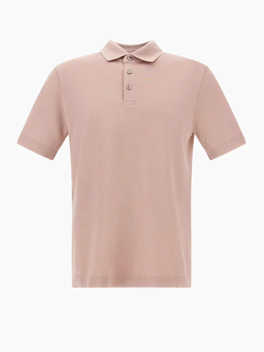 Knitted polo shirt