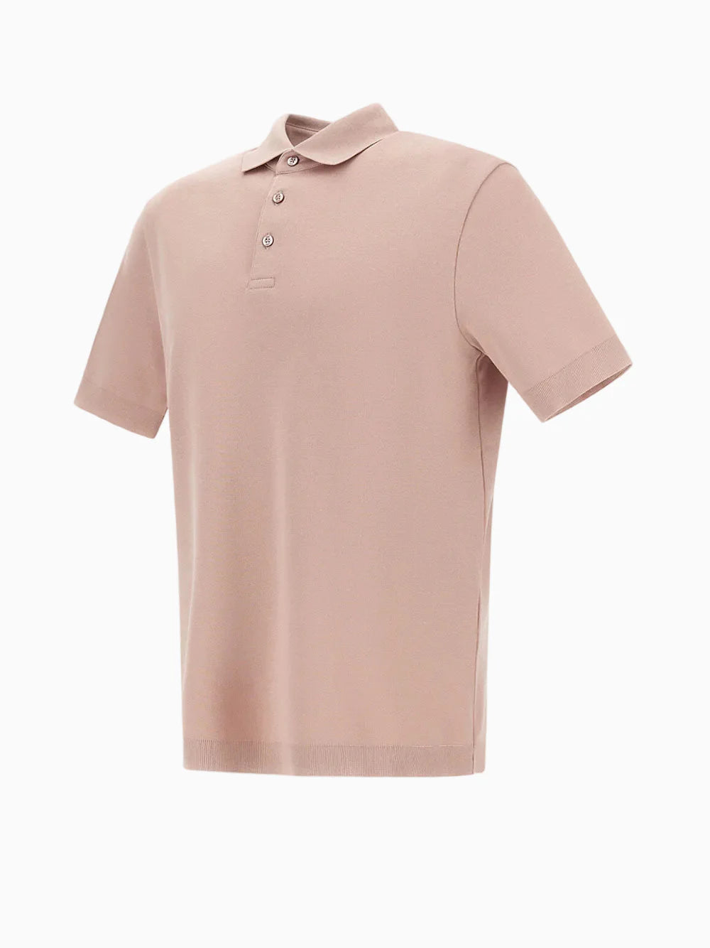 Knitted polo shirt