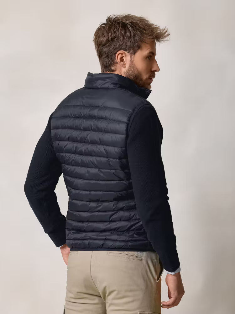 Quilted Gilet | Navy