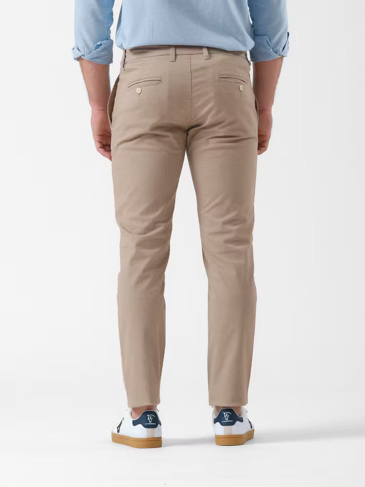 Drawstring Chinos | Camel