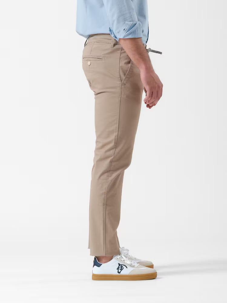 Drawstring Chinos | Camel