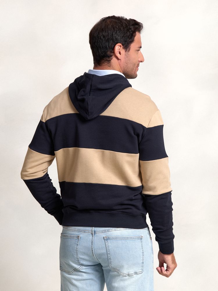 Striped Hooded Sweatshirt | Arena